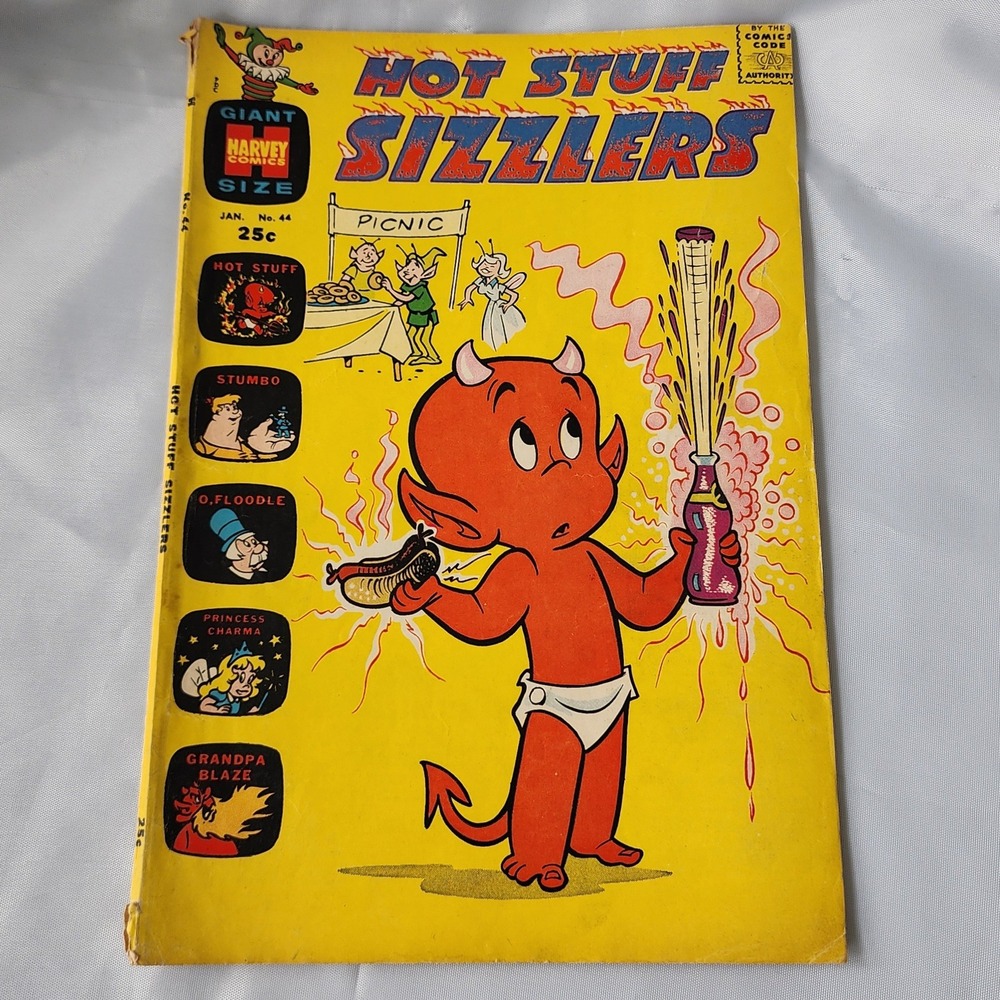 Hot Stuff Sizzlers Comic Book Harvey Comics Giant Size No. 44 Jan 1971 FN B&B OG